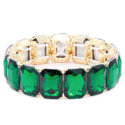 Crystal Stone Stretch Bracelet