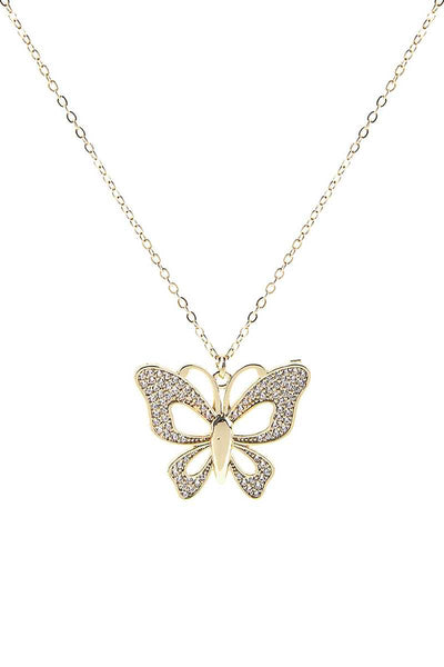 Hollow Butterfly Necklace
