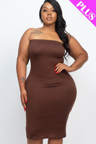 Plus Tube Bodycon Dress